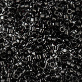 Delica 11/0 RD #0010 Black Opaque 5.2g Vial